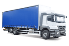 Car Hire Consett - 26 Tonne Curtain Side Truck - Truck hire Consett