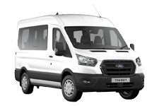 Car Hire Consett - Ford Minibus - Accommodates 12 Passengers - Minibus hire Consett